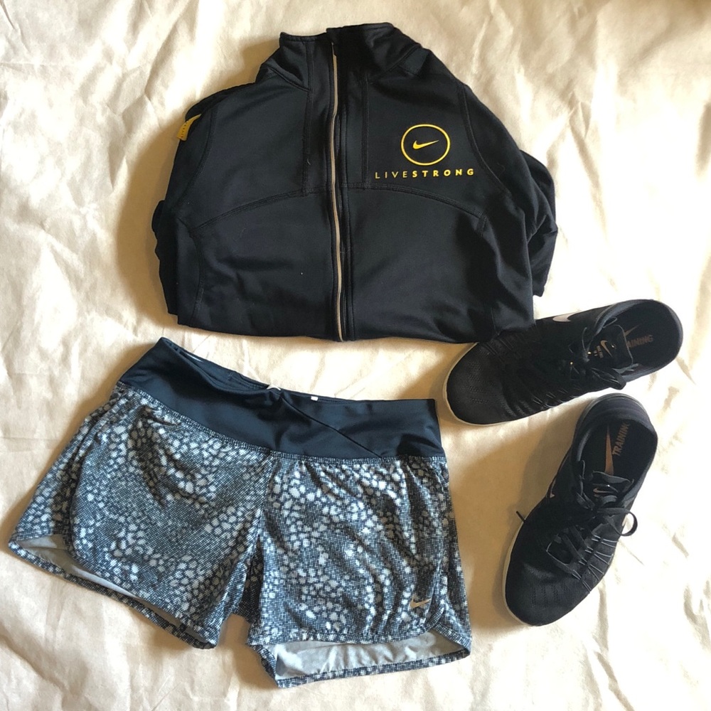 2/$10 Blue Nike running shorts